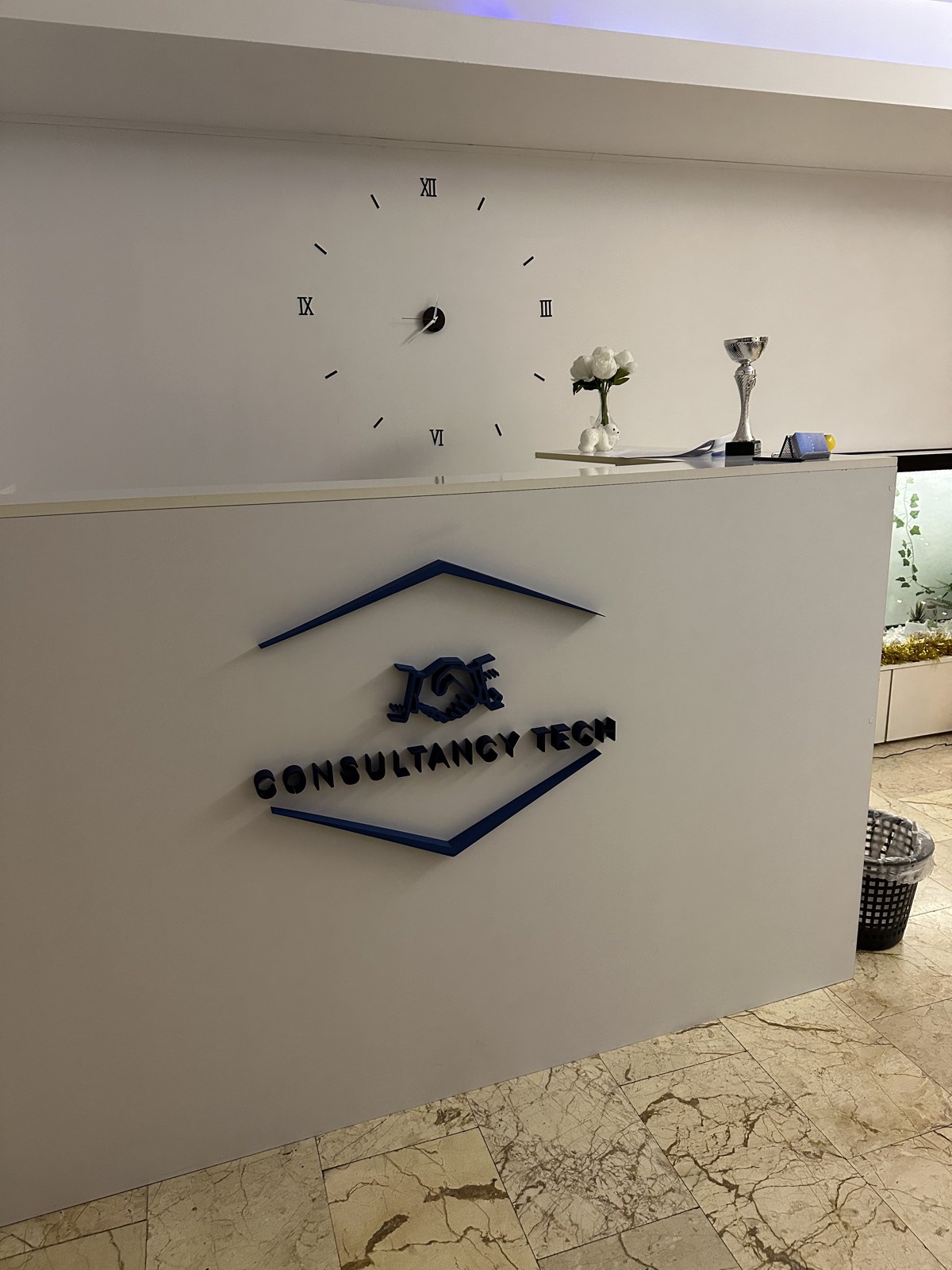 Logo pentru recepție — domeniul construcțiilor